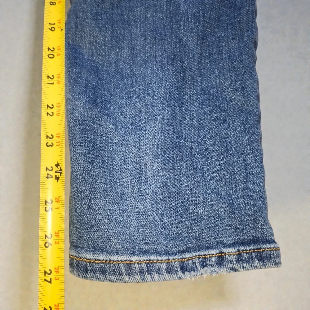 Womens Judy Blue Ankle Straight Jeans - Picture 6 of 6